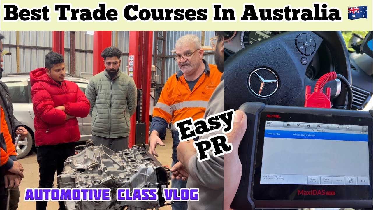 Car Mechanic In Australia 🇦🇺 | Skilled Trade Courses | Study Abroad