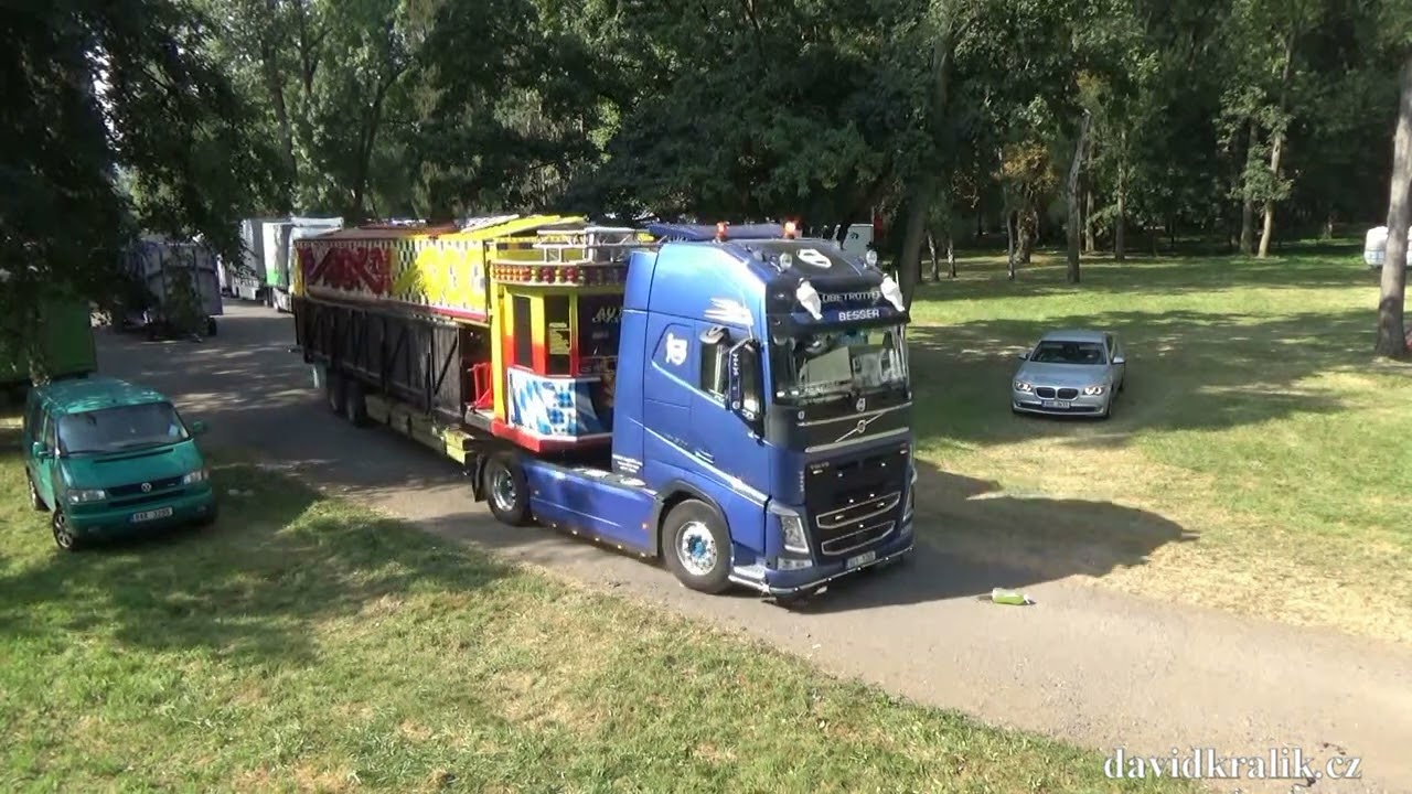 Truck / LKW / Náklaďák - Když odjíždí pouť