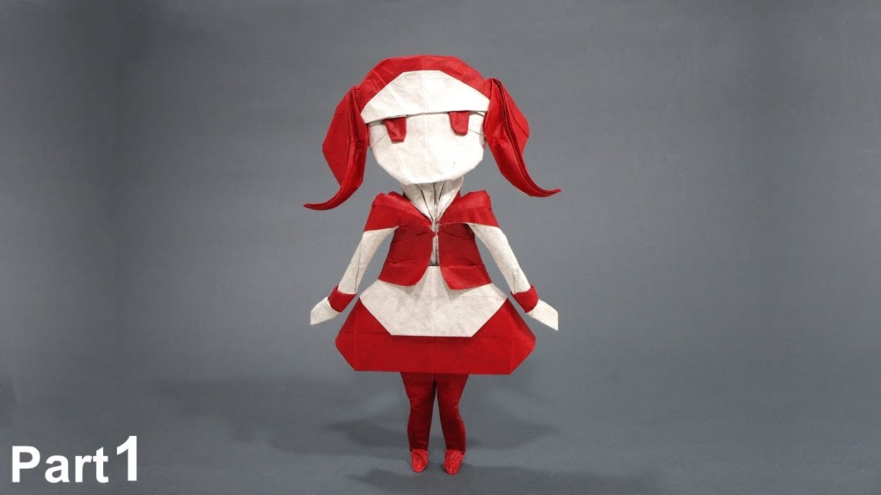 Origami Little Girl Housemaid (Chen Xiao) part 1