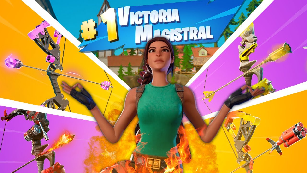 VICTORIA con los 4 ARCOS [Fortnite]