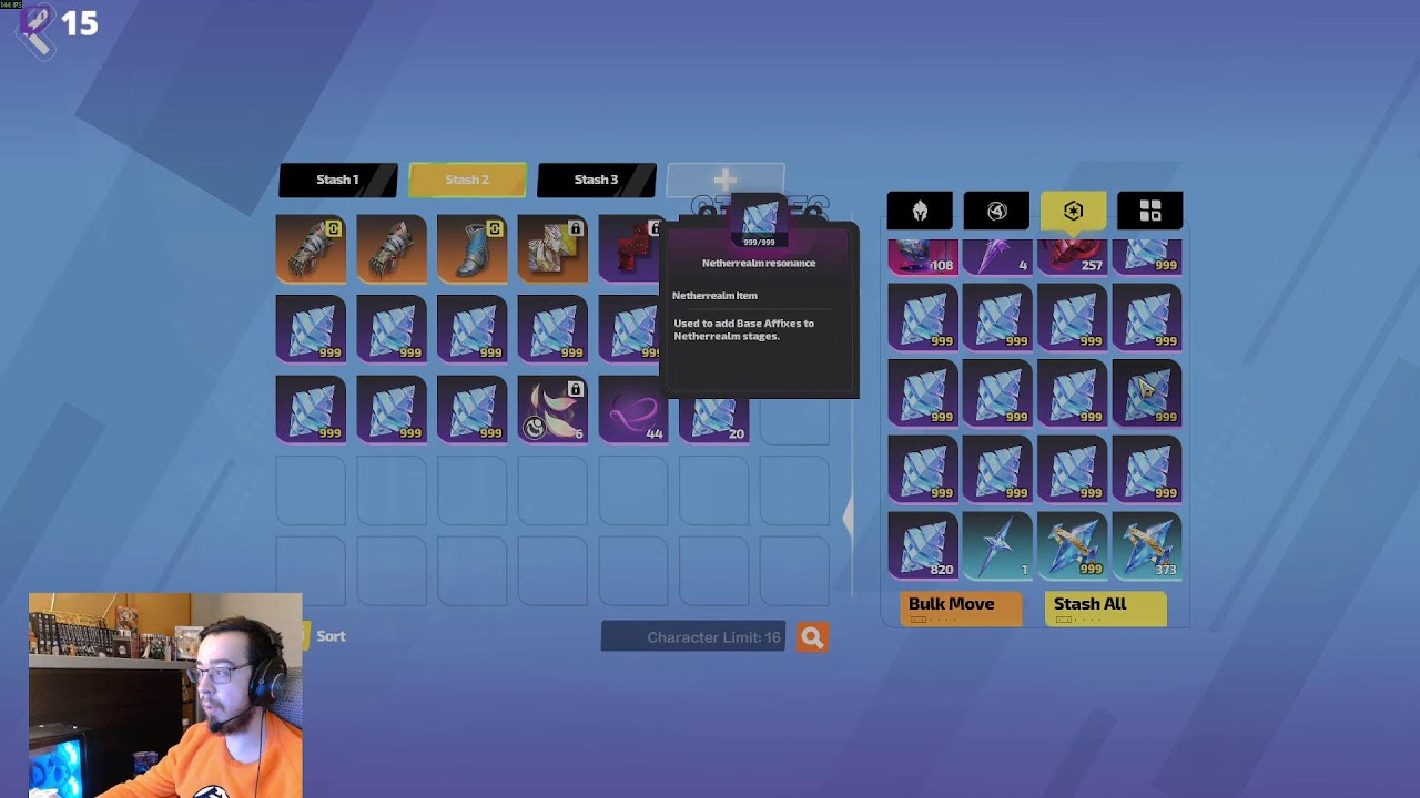 TLI FR: Erika2 RoA Armor stacker farm en deep, venez discuter et chill, ouvert aux débutants!
