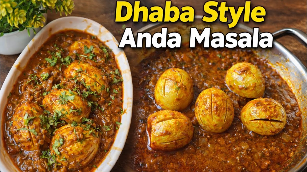 Dhaba Style Anda Masala Recipe | Spicy Egg Curry Gravy | Savali's Kitchen