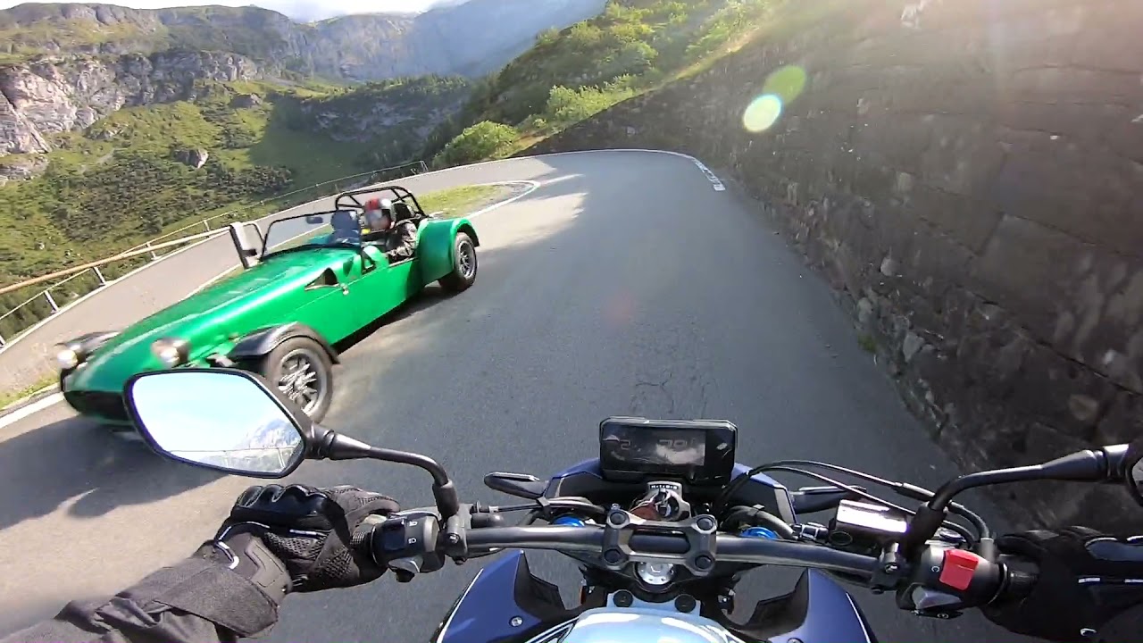 Honda CB500F - From Klausenpass to Linthal - Swiss Alps - RAW