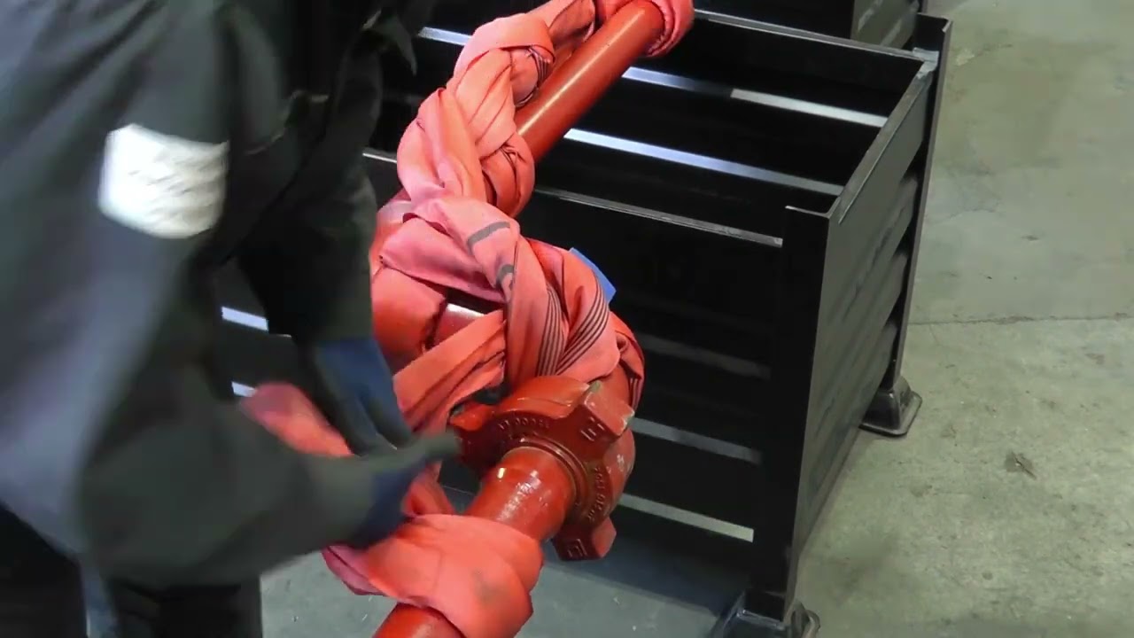 NOV flowline Safety Restraint System - Installation Method