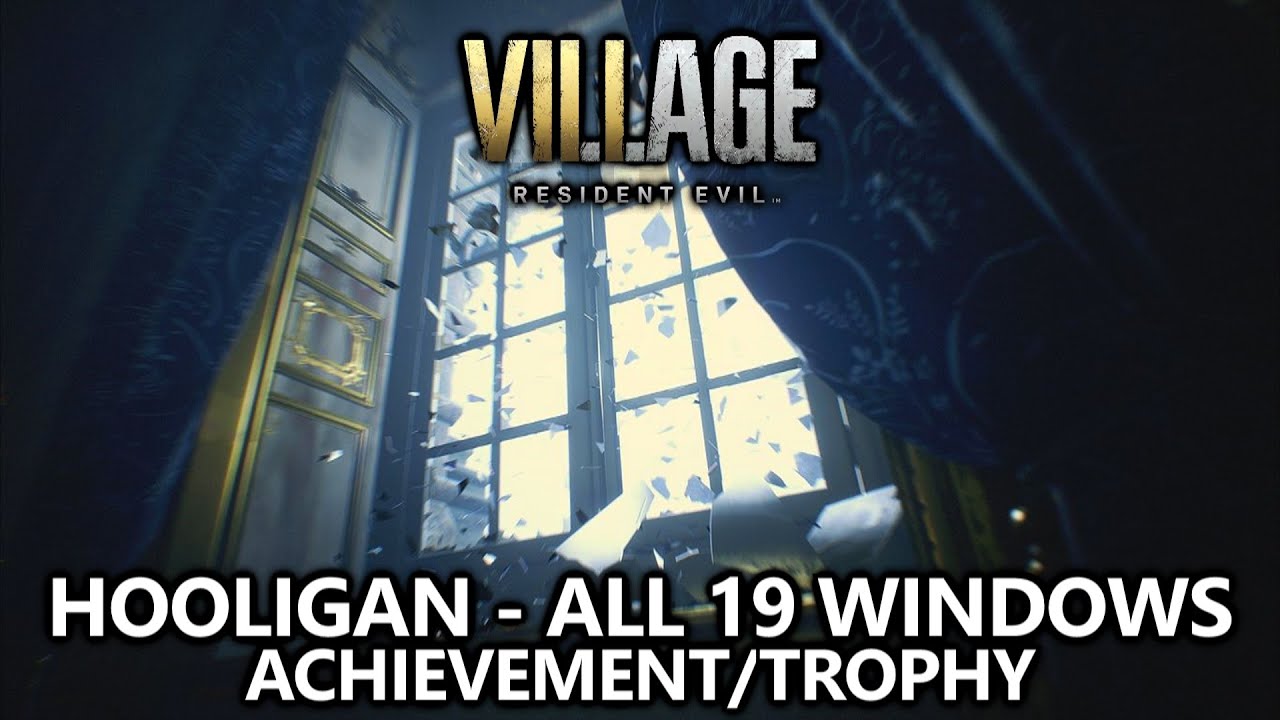 Resident Evil 8 Village - Hooligan Achievement/Trophy Guide - Break ​19 Windows in Castle Dimitrescu