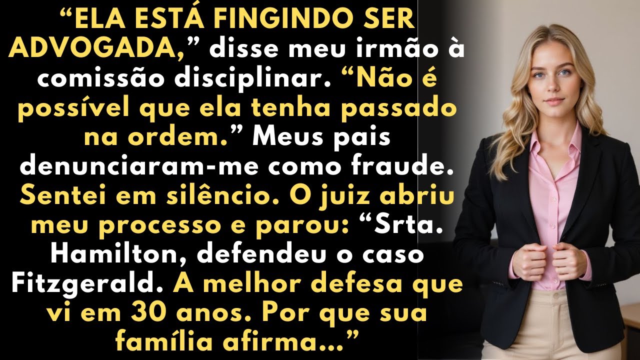 Minha família me denunciou à Ordem por “advocacia ilegal”—o juiz disciplinar tinha meu veredicto.