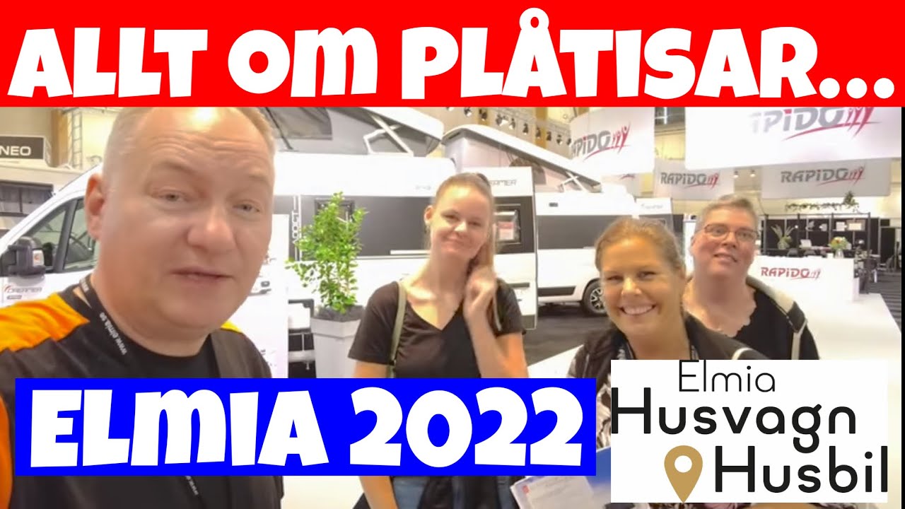 Stora plåtislotsen på husbil och husvagnsmässa - Elmia 2022 #husbilsliv #husbiltips  #vanlife