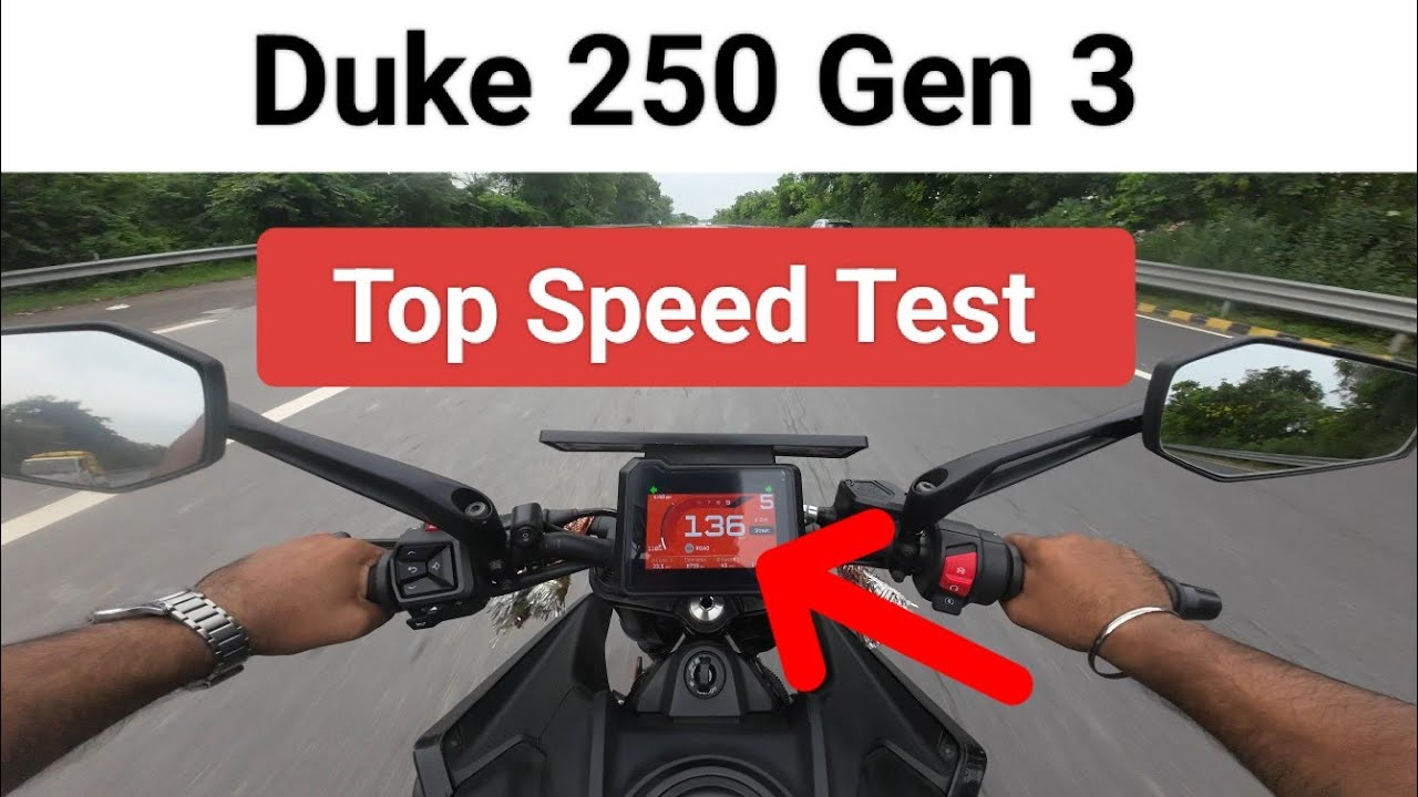Duke 250 Gen3 top Speed 2025 💯👑