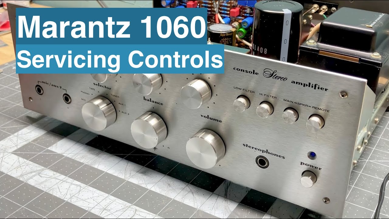 Переборка Marantz 1060, часть 7 — Обслуживание элементов управления, установка разъема ICE C14.