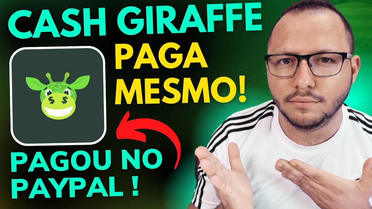 COMO USAR o CASH GIRAFFE APP PAGA MESMO + PROVA DE PAGAMENTO - GANHAR DINHEIRO JOGANDO 2023