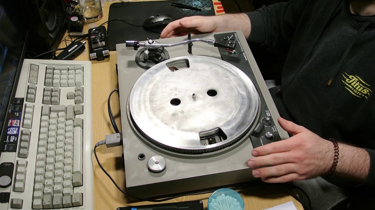 Onkyo-Plattenspieler Riemen wechseln | 1970er Retro-Hifi