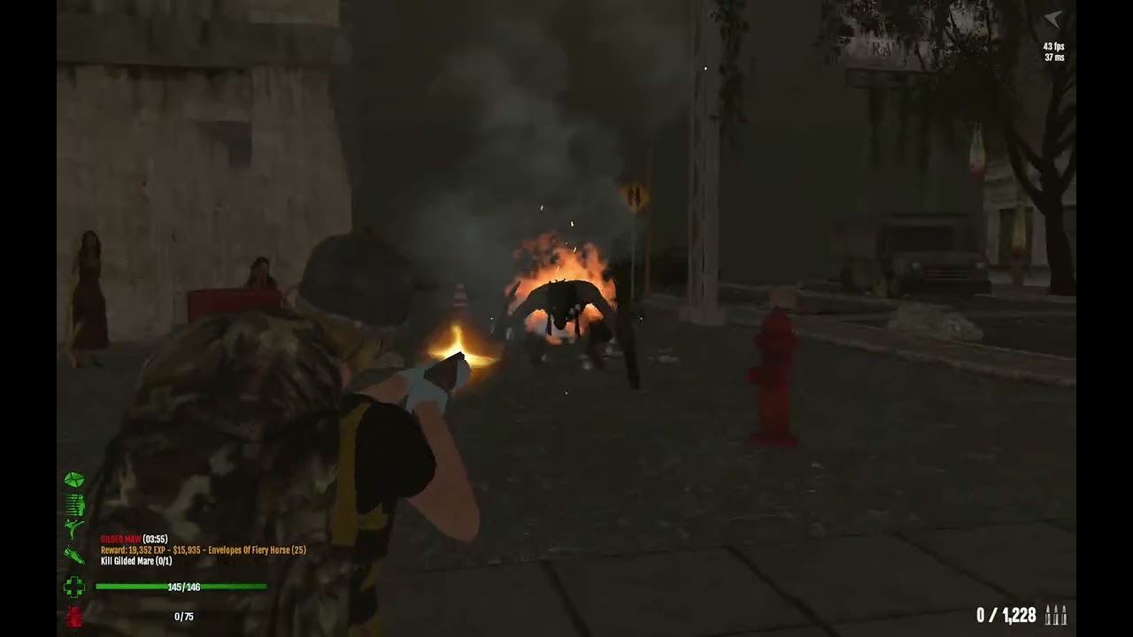 Dead Frontier 2: Short Shredder Vs. Gilded Mare