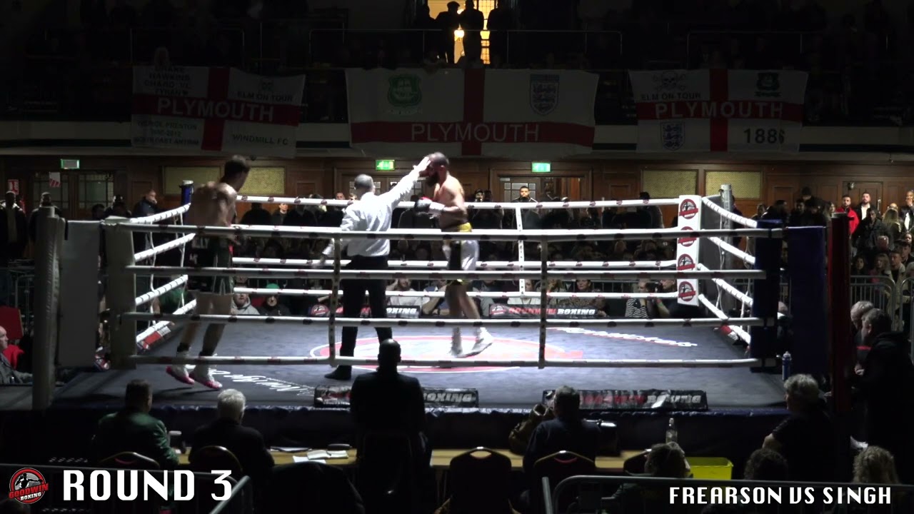 Mitchell Frearson vs Balraj Singh - SOUTHERN AREA MIDDLEWEIGHT TITLE ELIMINATOR - BOXMANIA 4 - 11/03