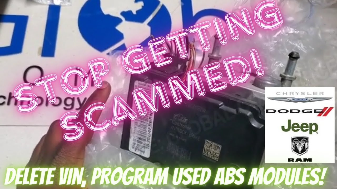 Reset Dodge, Jeep, Chrysler USED ABS modules and VIN number! EASY! CDA6 STOP GETTING SCAMMED!