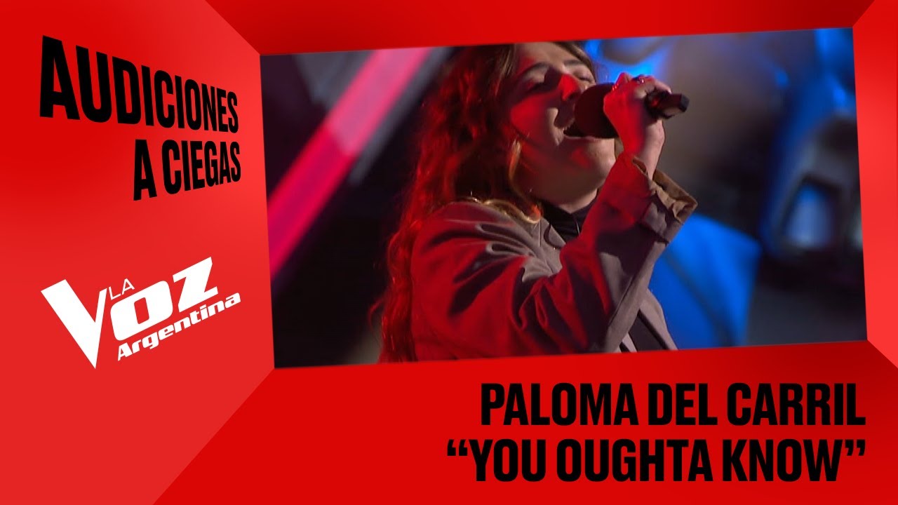 Paloma del Carril - “You oughta know” - Audiciones a ciegas - La Voz Argentina 2025