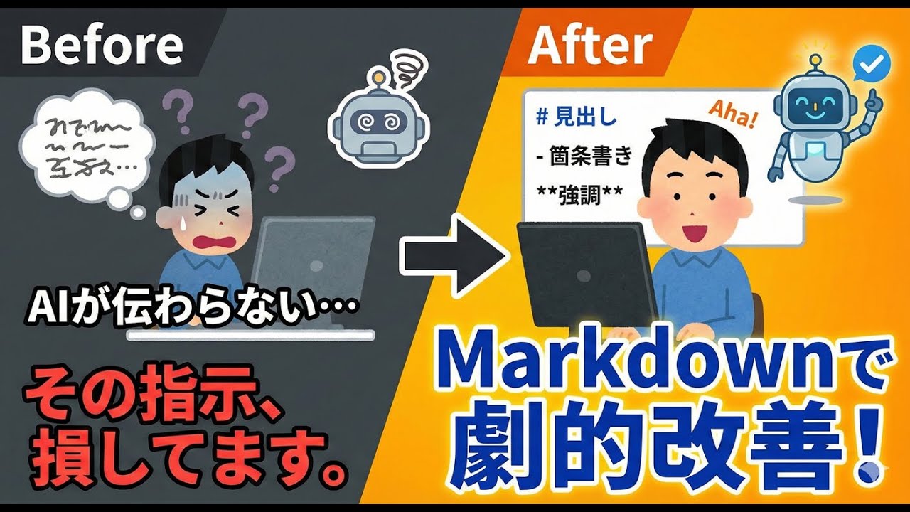 回答精度を爆上げするMarkdown活用の秘訣