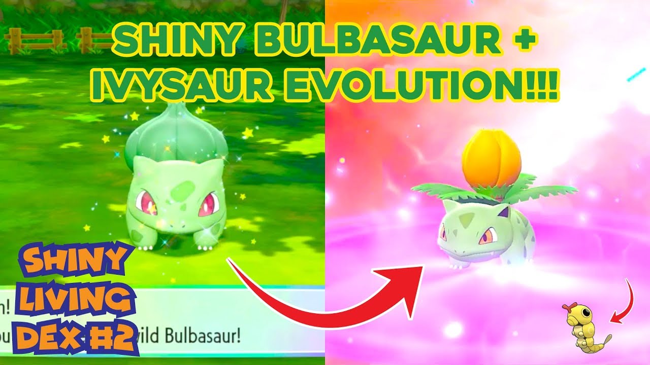 Live Shiny Bulbasaur After Only 73 Encounters!!! + Shiny Ivysaur Evolution!!!