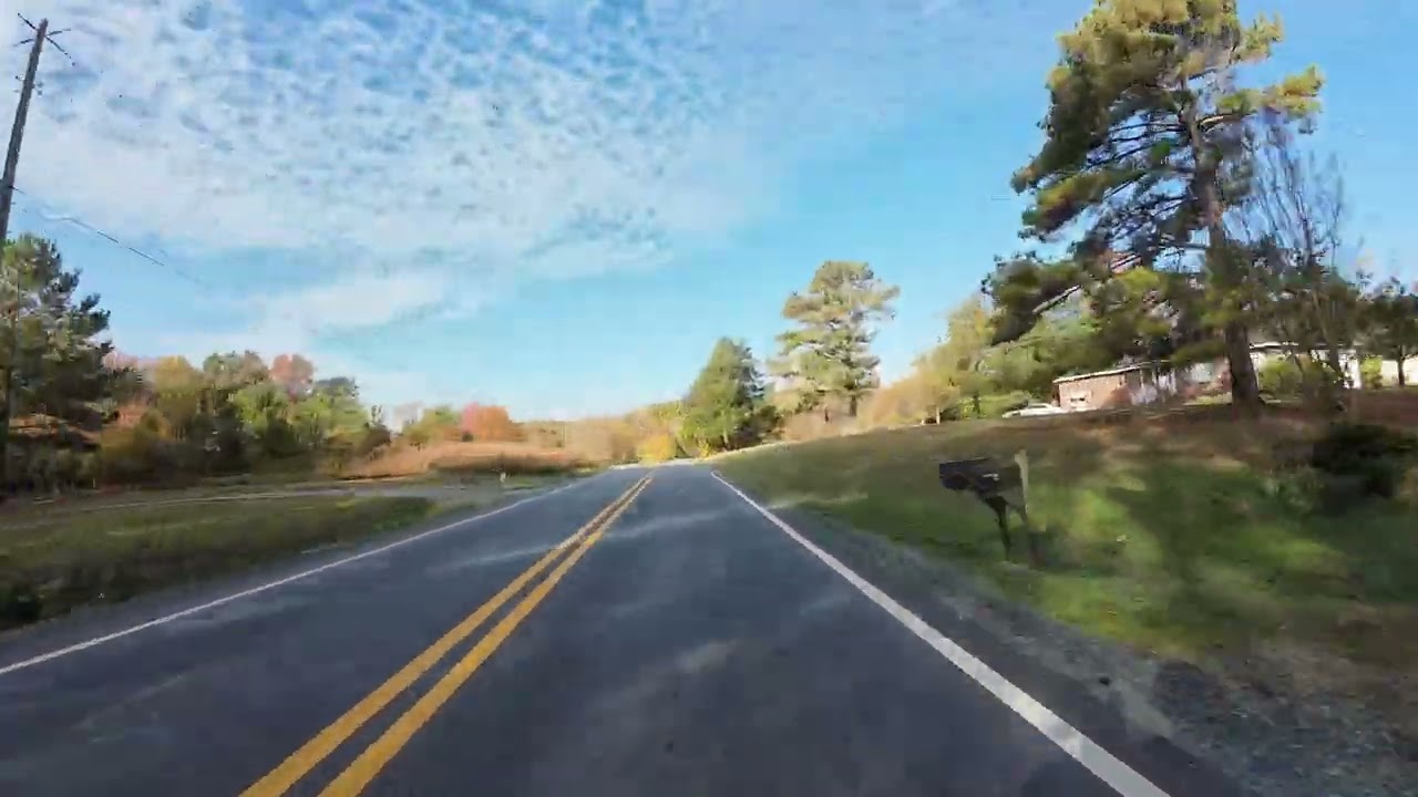 Fall colors in rural North Carolina