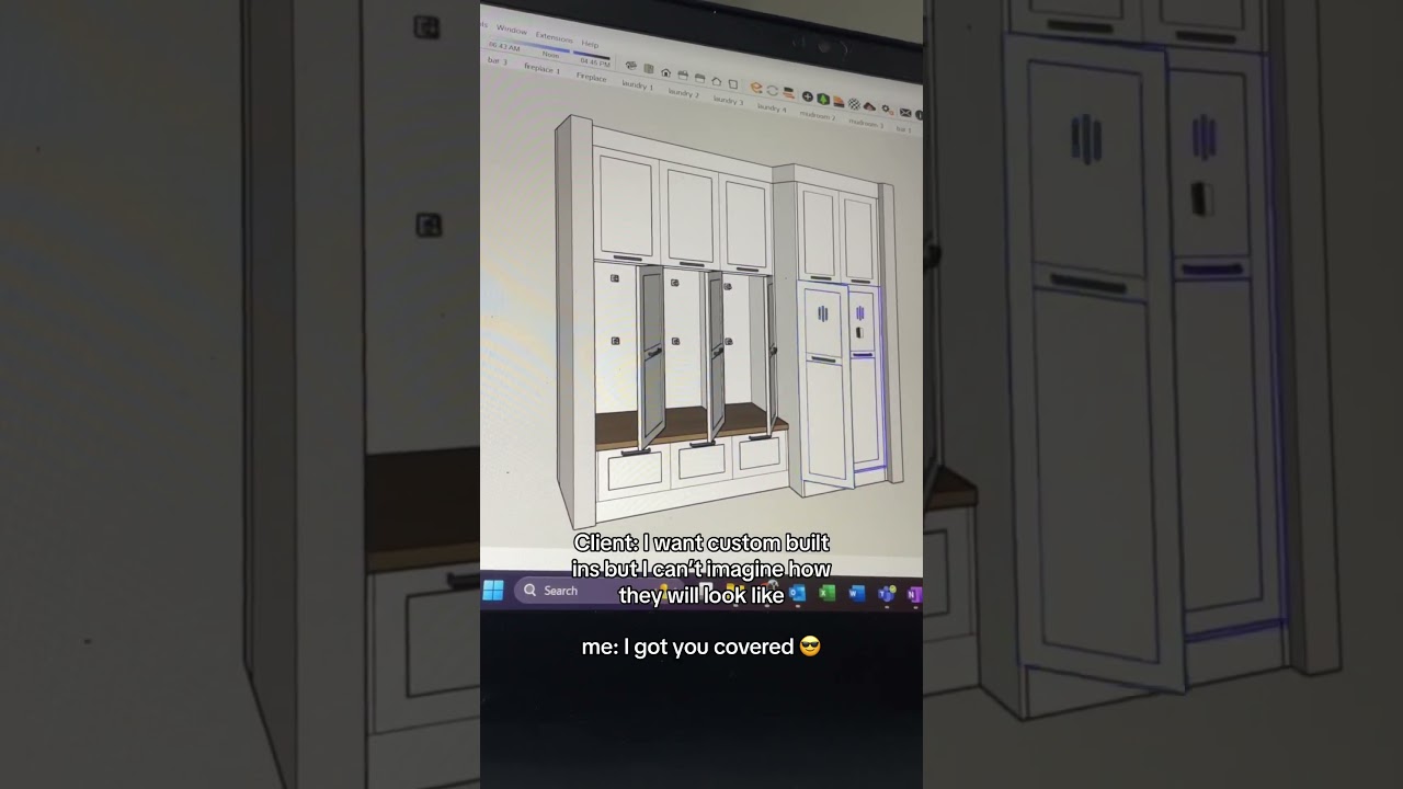 Custom Cabinetry Design with Sketchup