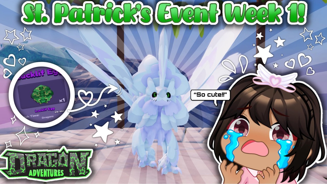 Первая неделя мероприятий ко Дню Святого Патрика! (Dragon Adventures, Roblox!)