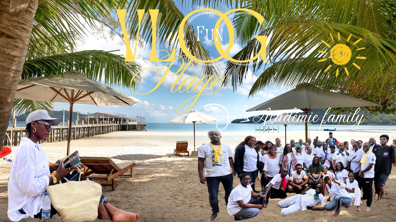 Une journée avec ma CHURCH FAMILY à la plage 