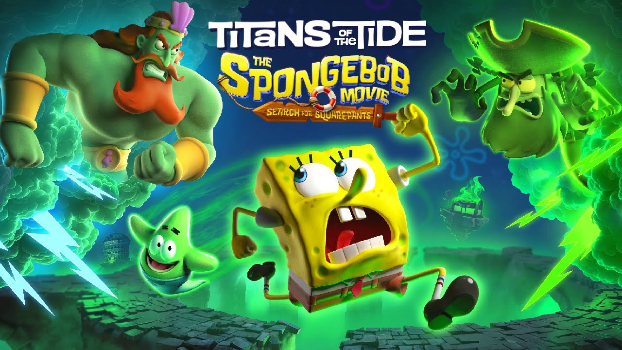 SpongeBob Titans of the Tide + Search for SquarePants Movie - Full Game Walkthrough