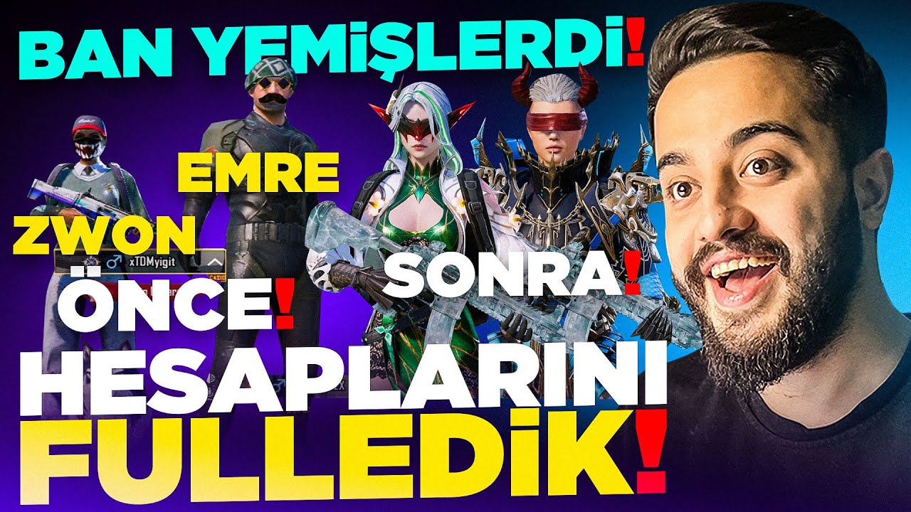 BAN YİYEN 3 İZLEYİCİME ULAŞTIM! HESAPLARINI FULLEDİM! (BÜYÜK SÜPRİZ) PUBG Mobile