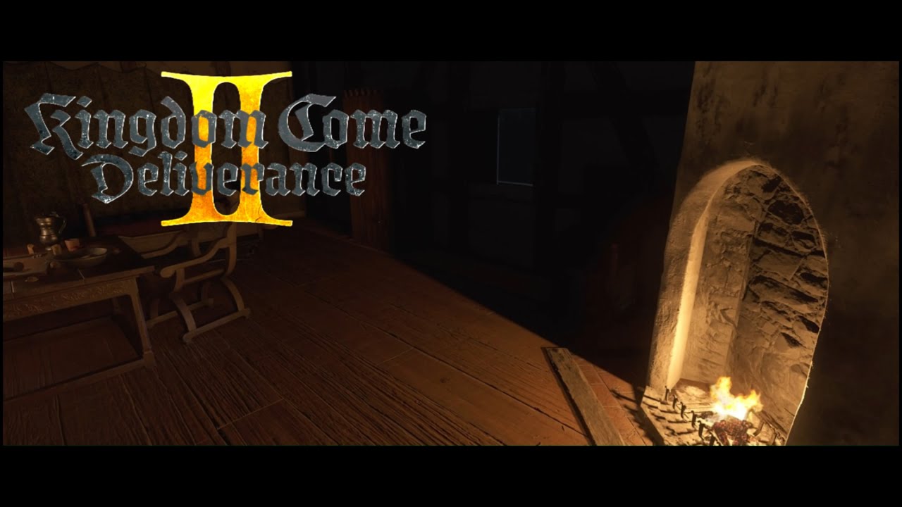 Kingdom Come Deliverance 2 Cozy Fireplace with Crackling Fire Sounds 🔥