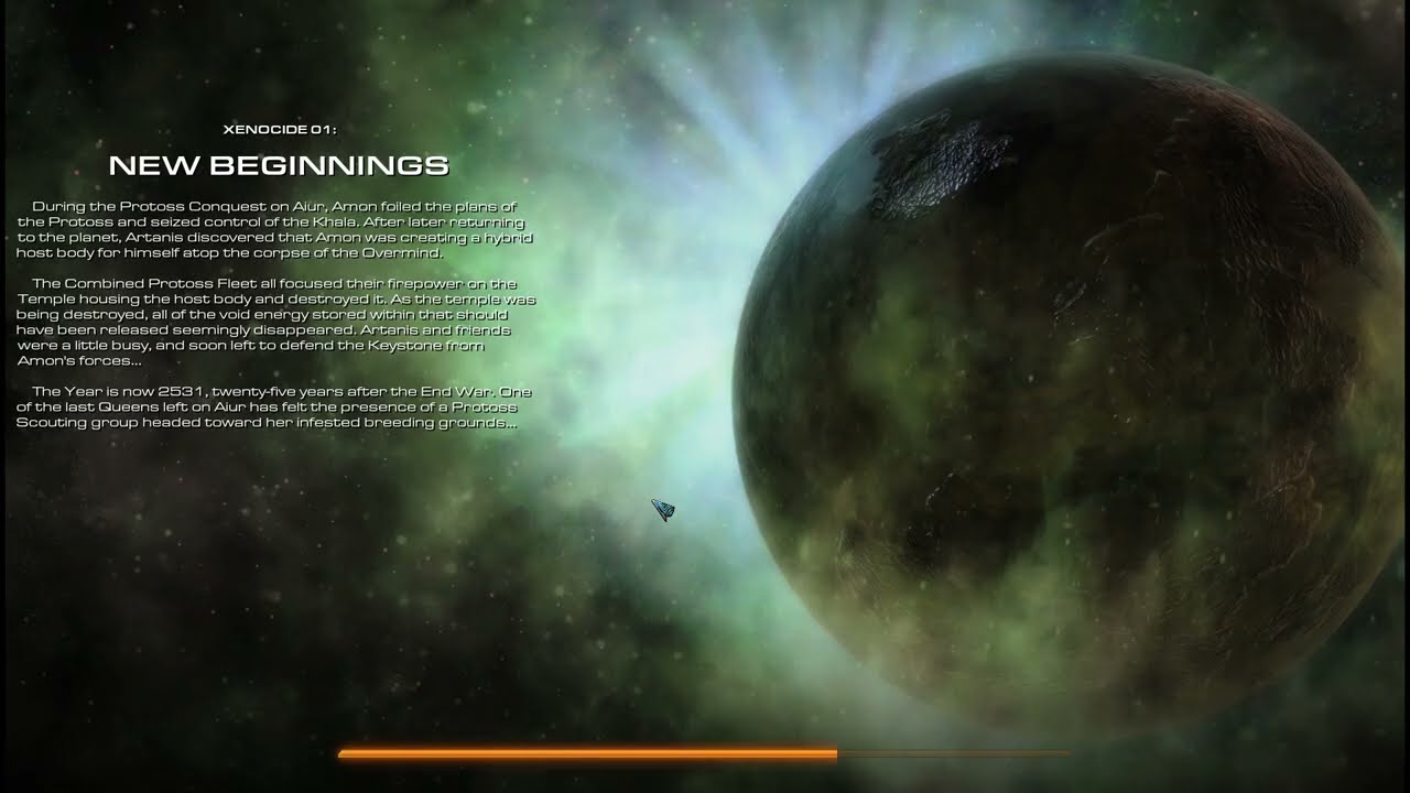 StarCraft 2 Xenocide campaign 1 mission New Beginningb