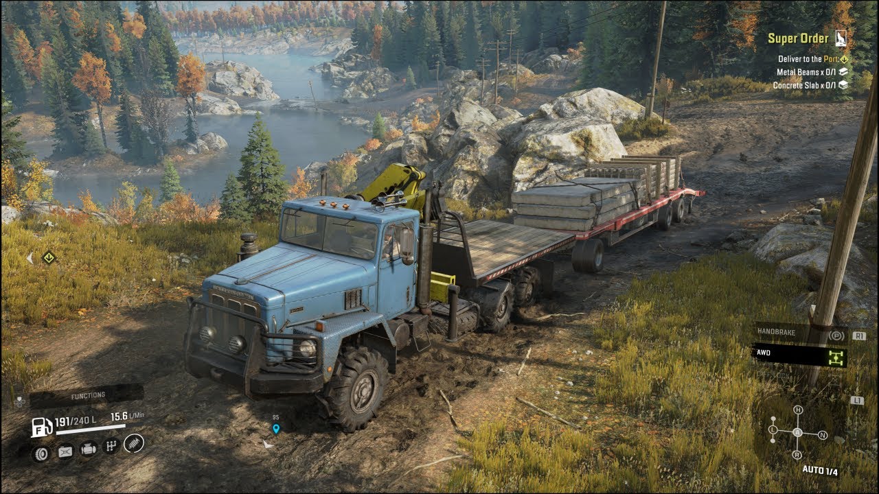 Super Order delivery at the Port through rough terrain