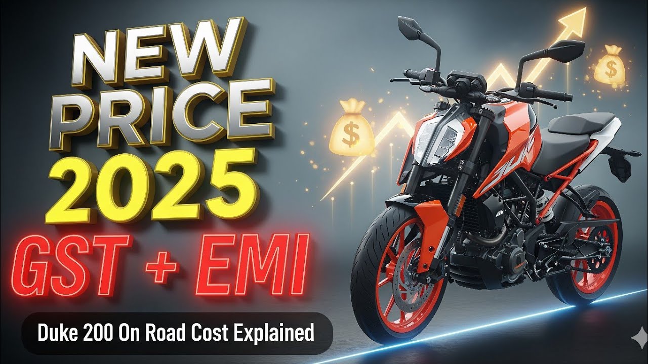 KTM Duke 200 New Price 2025 💥 On Road Cost, GST Cut & EMI Full Details