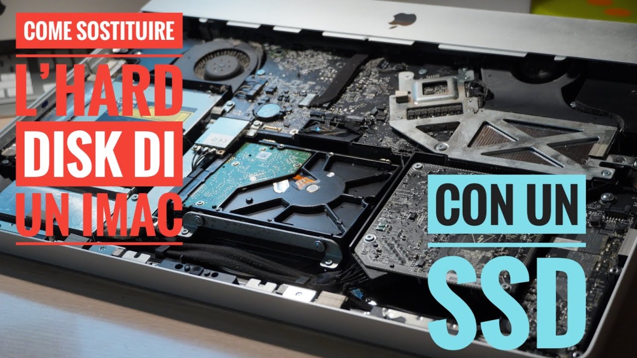 Come sostituire un HDD con un SSD su iMac mid 2011 ITA