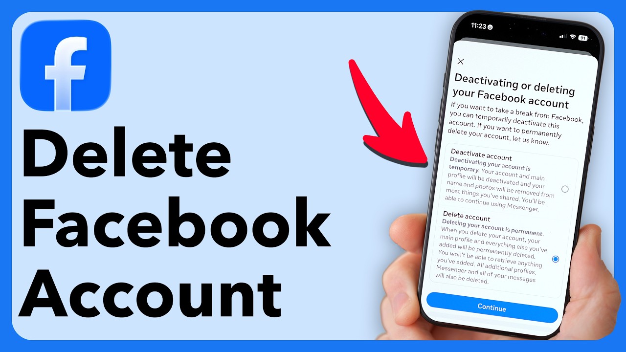 Как удалить аккаунт в Facebook! (Обновление 2026 года)