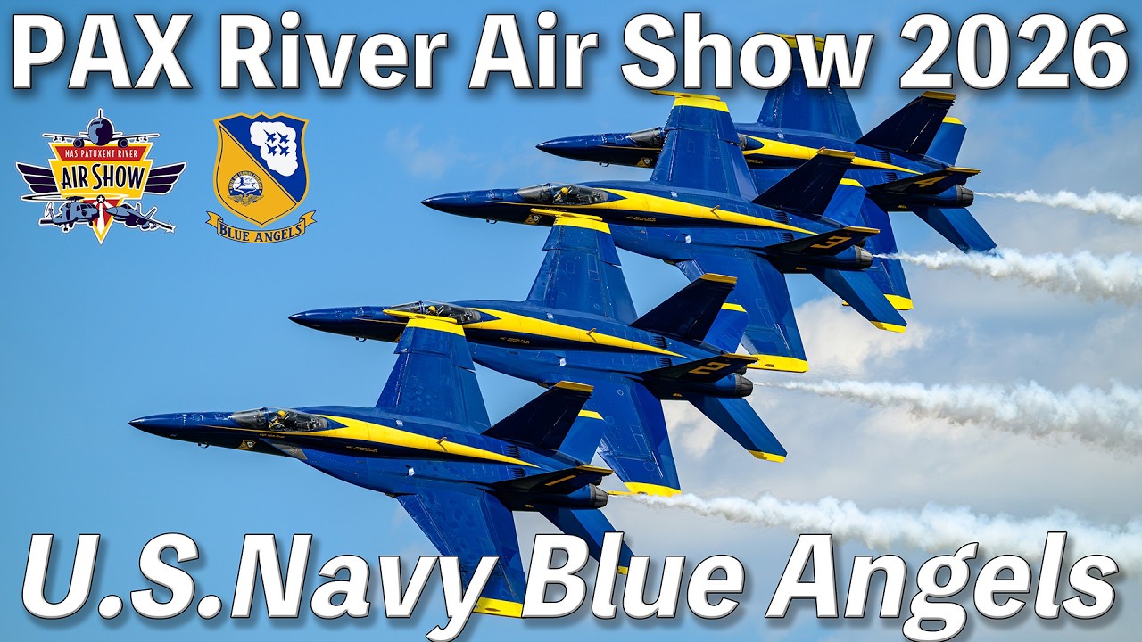 [PAX River Air Show 2026] U.S.Navy Blue Angels | Saturday Demo | 4K