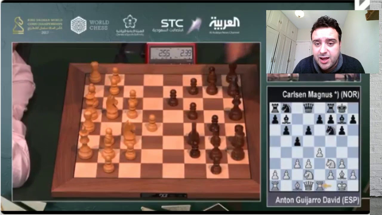 Carlsen vs Antón (Mundial de Blitz Ronda 4)