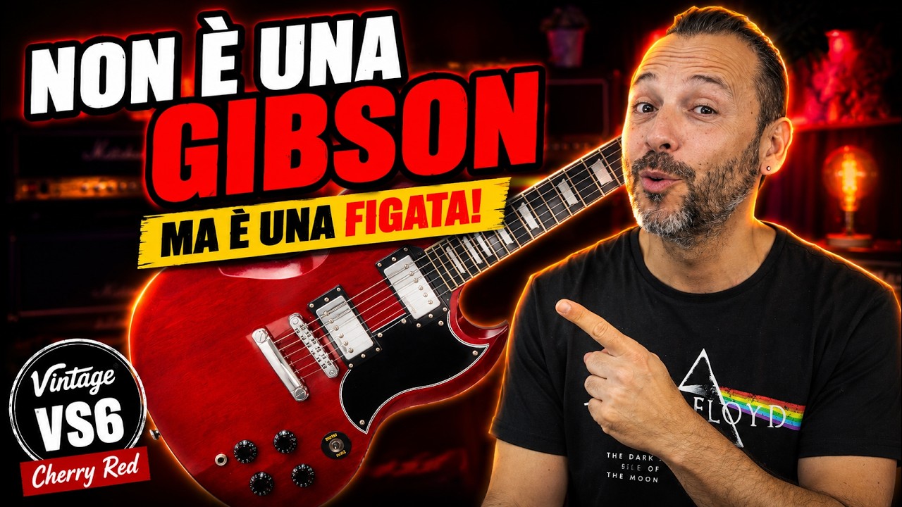 Non è una Gibson SG ma è una FIGATA! Vintage VS6 Reiussed Cherry Red.