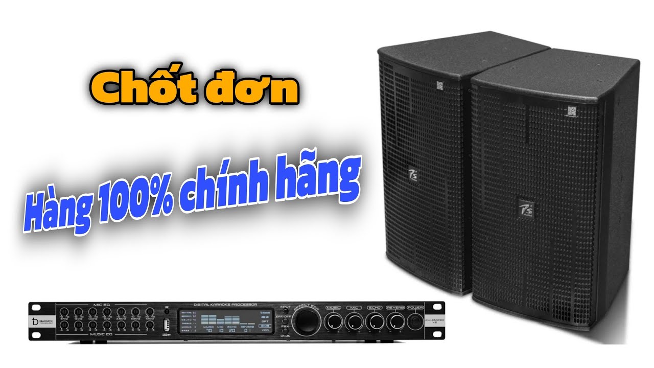 Âm thanh siêu hay khi kết hợp loa full PS audio bát 25 và và vang cơ lai số DB acoustic KM350 PROV2