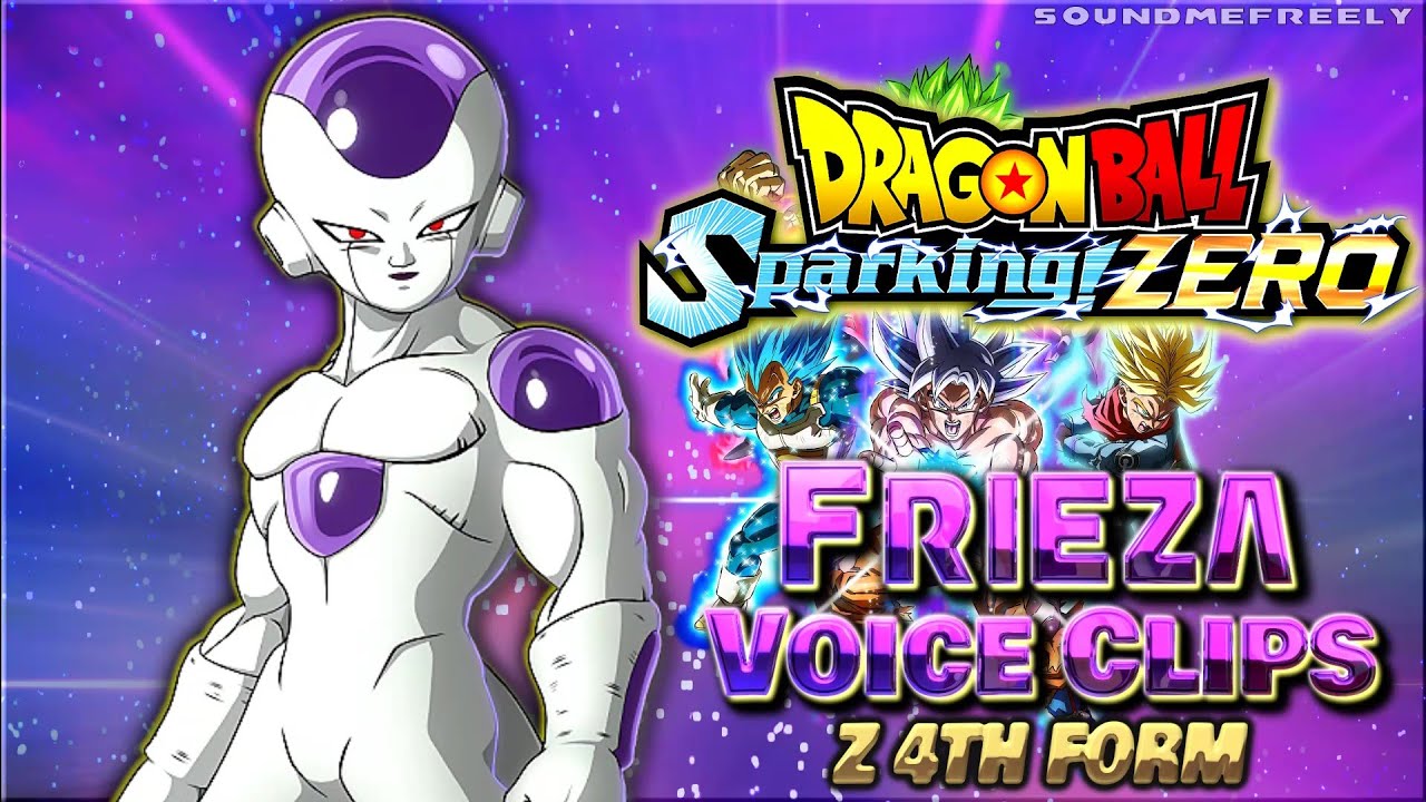 All Frieza Voice Clips &bull; Z 4th Form &bull; Dragon Ball Sparking! ZERO &bull; Lines (Daman Mills) ENGLISH
