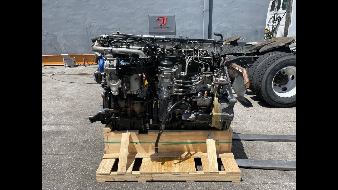 2014 Detroit DD15 Diesel Engine for sale @JJRebuilders test run. Stock # 005442