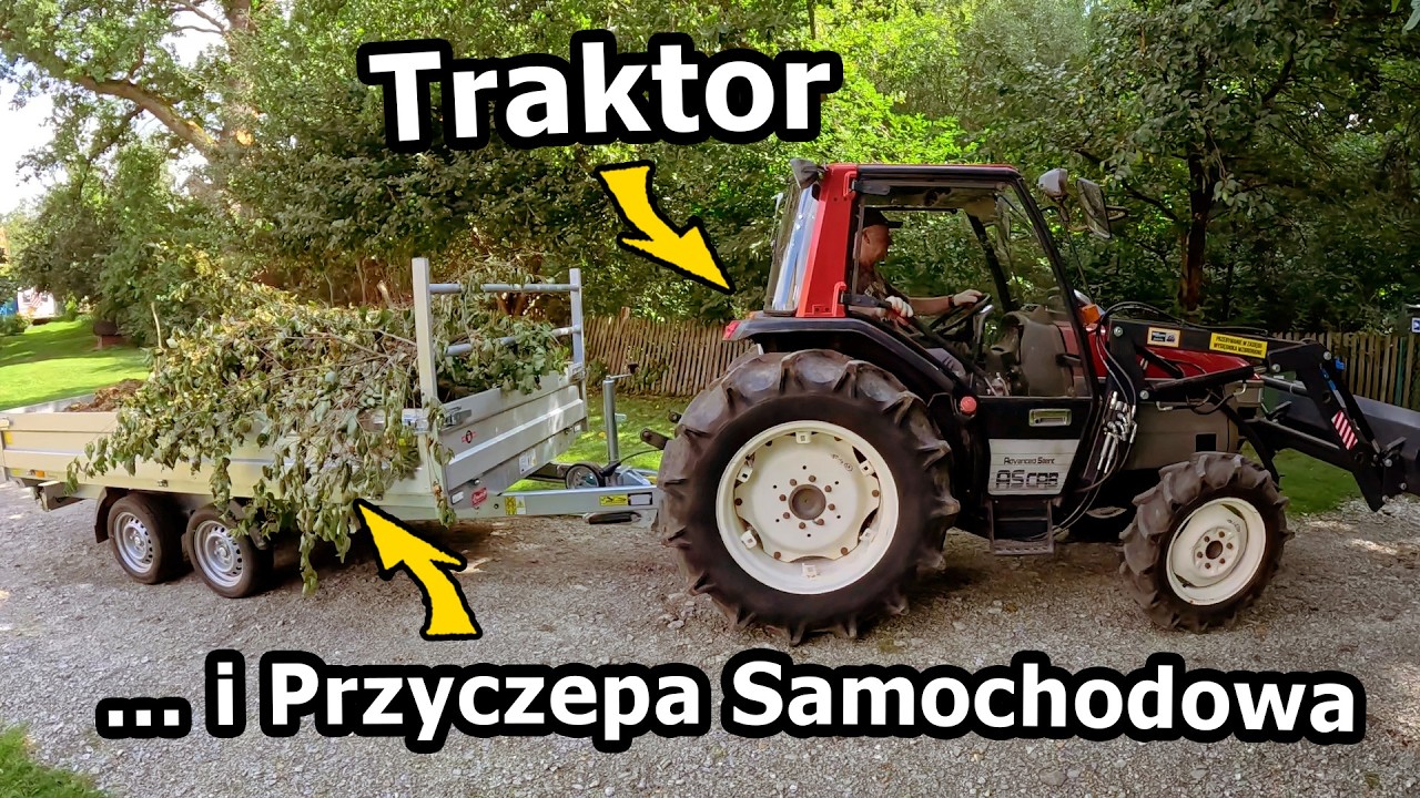 Pierwszy raz Montujemy Kulę w Ciągniku !!! - Zakładanie Siatki Leśnej i Wywóz MEBLI. *Płot (