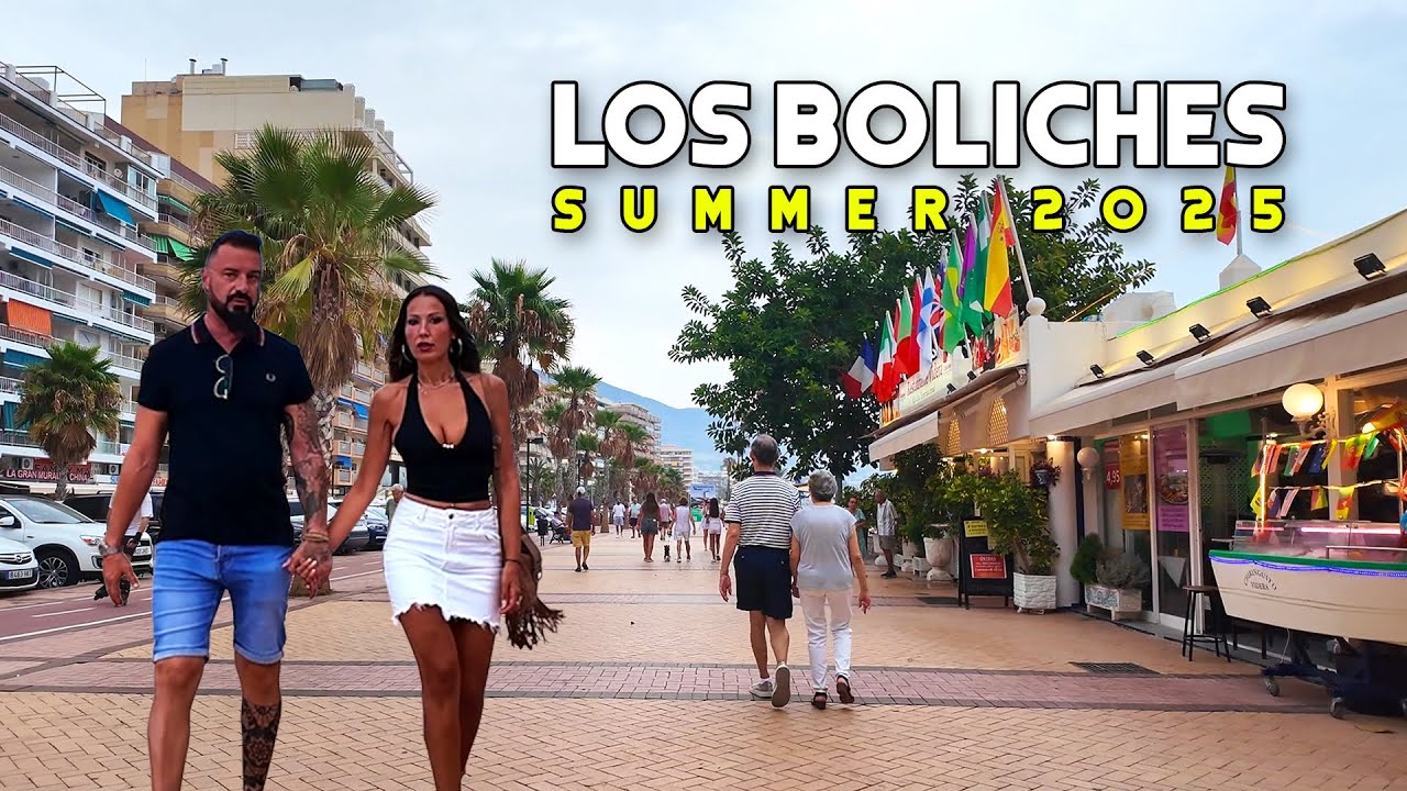 Los Boliches Fuengirola Spain Wonderful Summer 2025 August Update Costa del Sol | Málaga [4K]
