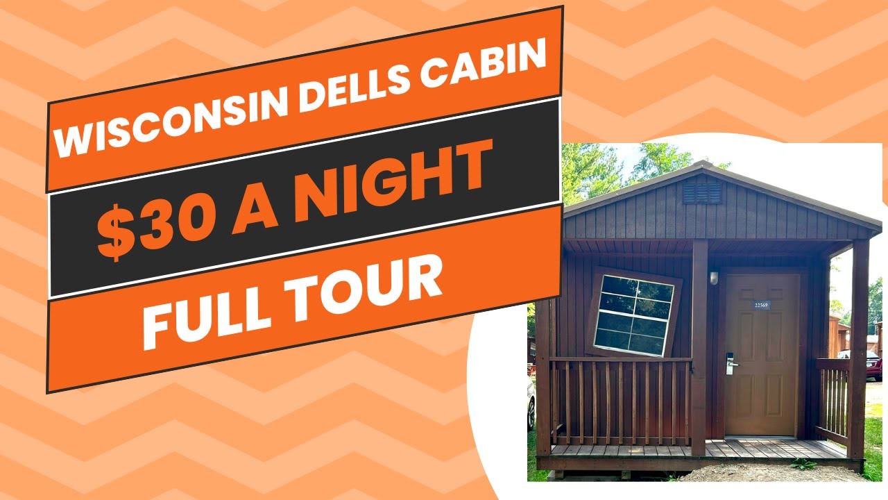 $30 a Night Cabin at Mt. Olympus in Wisconsin Dells: Exclusive Full Tour & Review!