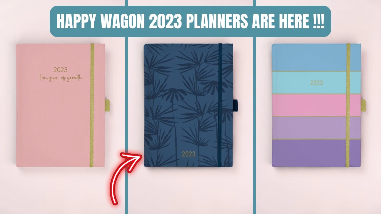 Happy Wagon 2023 Planners are Here 🌺 | 2023 Planner India | Indian Planners | The Productive Girl