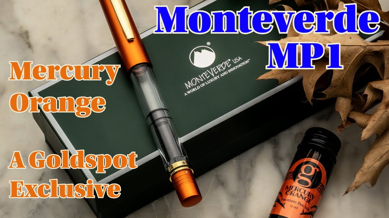 Долгосрочный обзор и распаковка? Ага! MP1 от Monteverde и Mercury Orange от Goldspot!