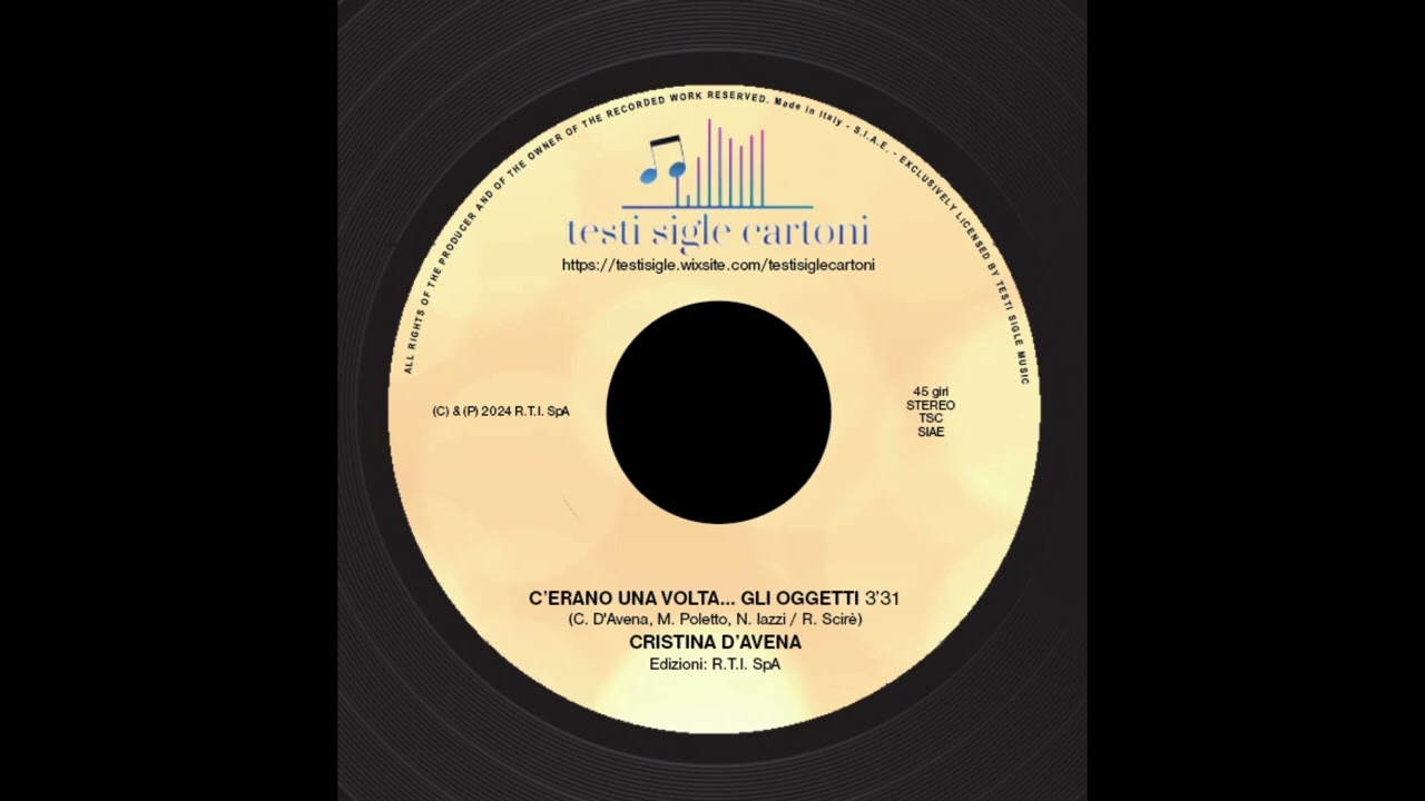 Cristina D'Avena - C'erano una volta... gli oggetti