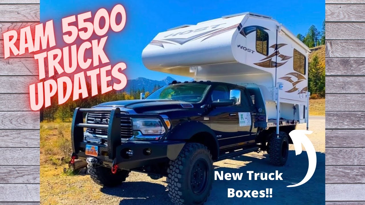 RAM 5500 Build Updates: New Truck Boxes and Transfer Fuel Tank Coming On! HOST Mammoth Camper RV 4x4