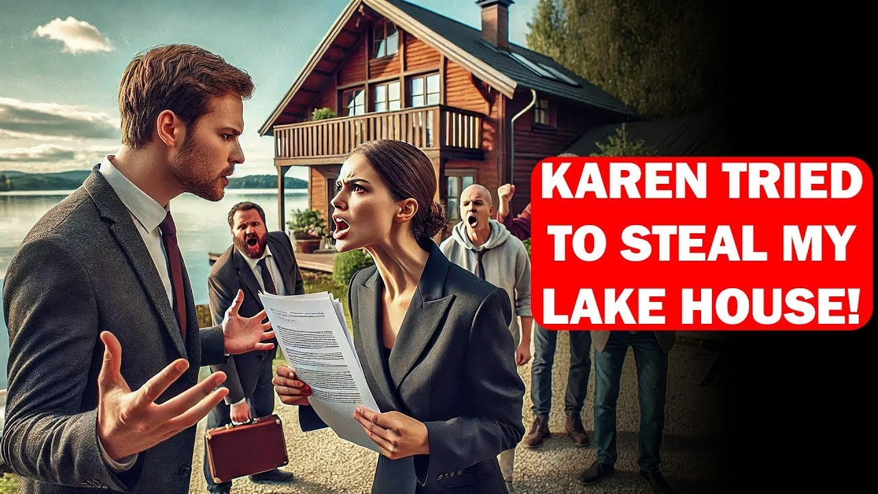 Karen kicks me out of my lake house and says I have no right to be here! This is my property!