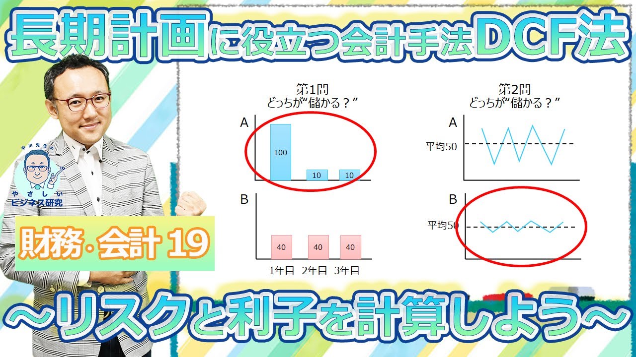 長期の経営計画に役立つ会計手法「DCF」：リスクと利子に振り回されない【財務・会計19】