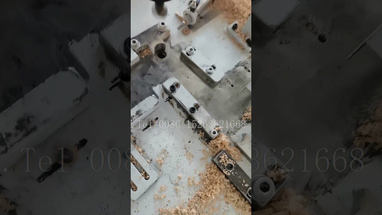 Round wood punching hole machine - Up and Down 2 Drill woodworking