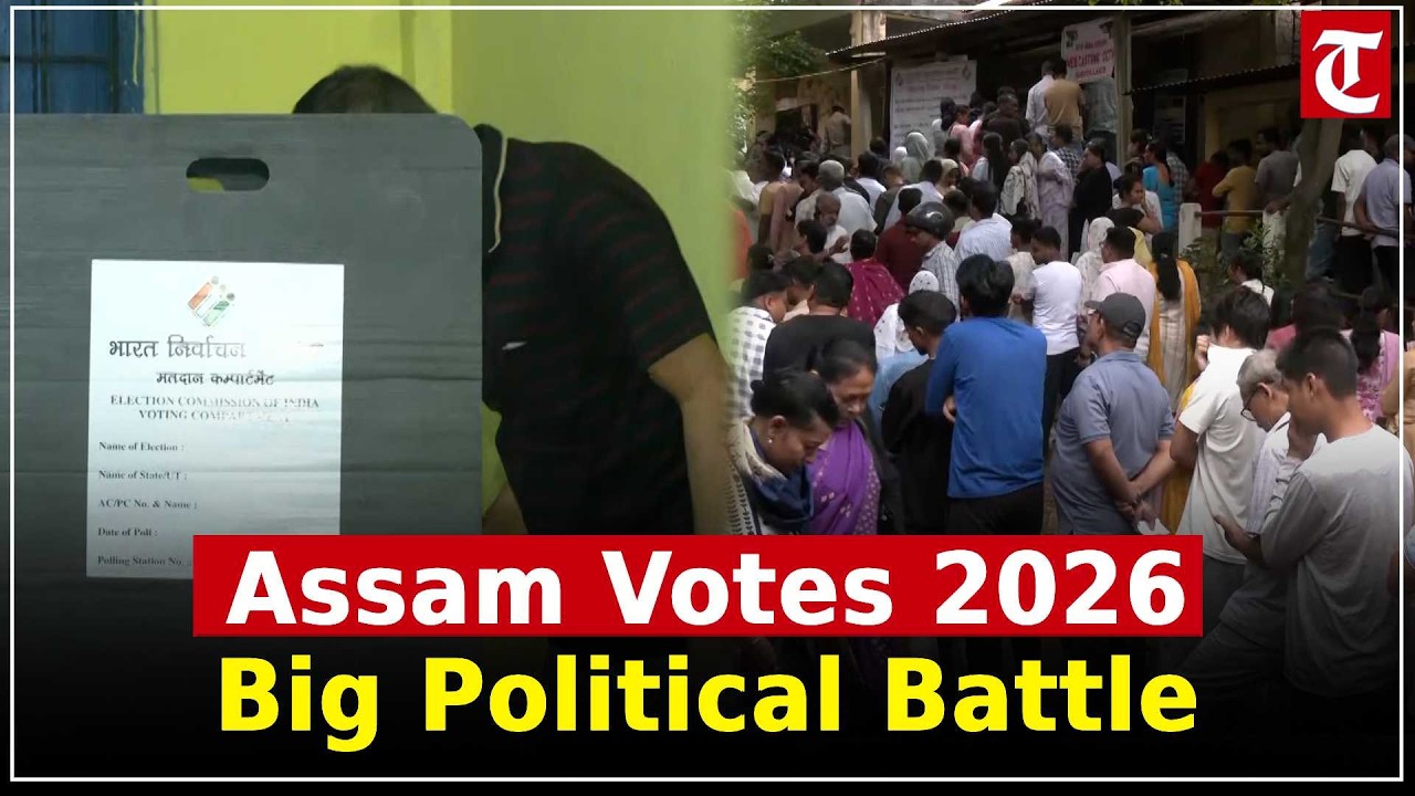 Assam Assembly Elections 2026 begin as Debabrata Saikia and BJP candidates cast their votes.